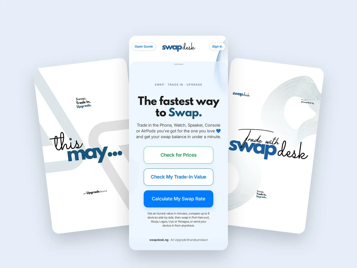 Work for swapdesk.ng